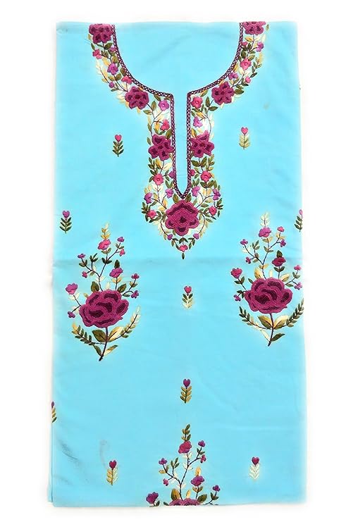 French Knot Nakshi Kantha Women's Cotton Kurti Material